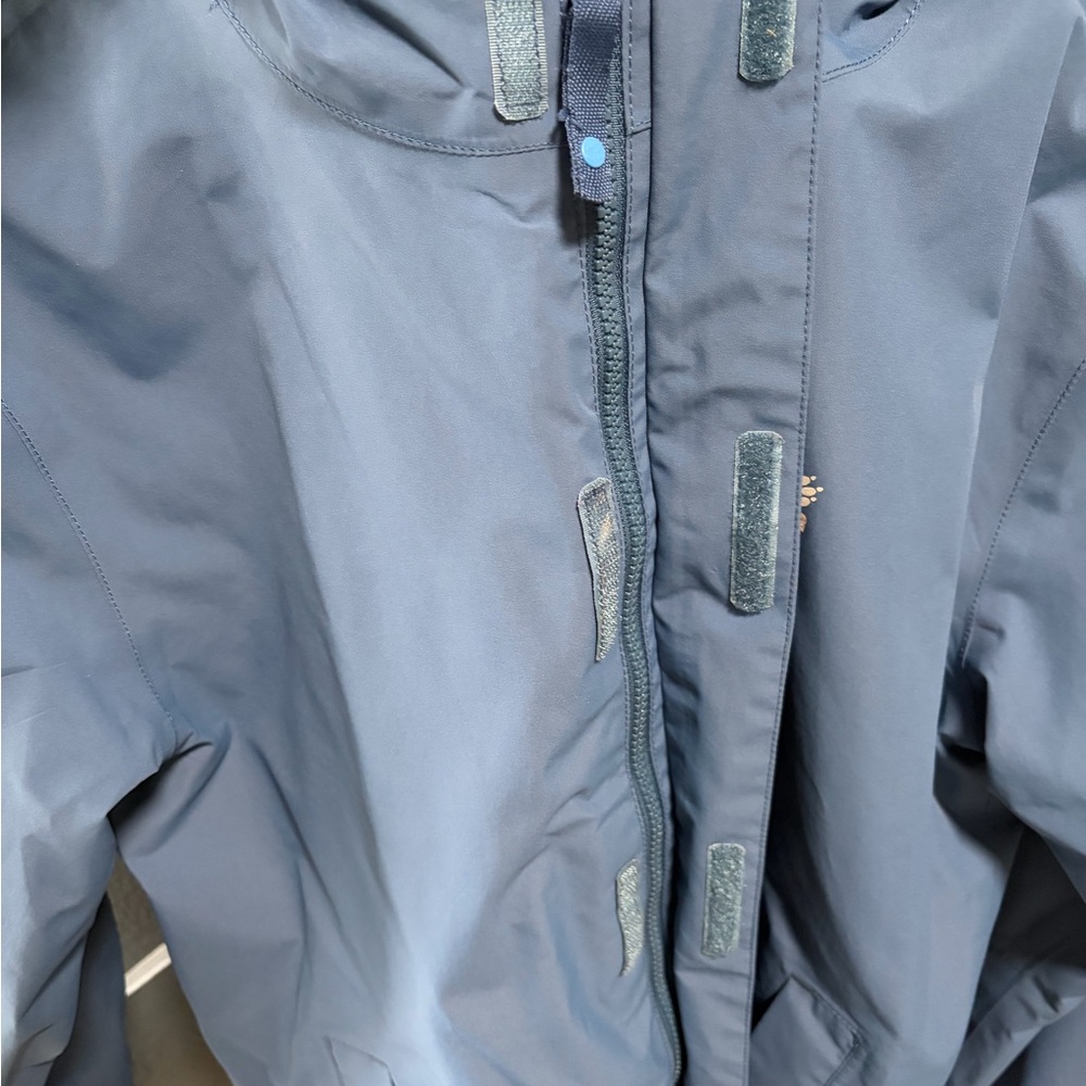 Jack Wolfskin Kids Blue Raincoat - Picture 2 of 6